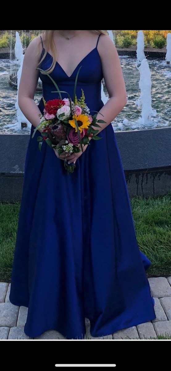 betsy adams blue dress Besty Adam's Prom Size 4 Color:Yellow, Red, Green Sequin fabric features sewn size:12 Long Sleeve Pearl Crystal