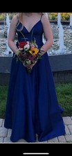 Besty Adam’s Prom Dress Size 4 Blue 