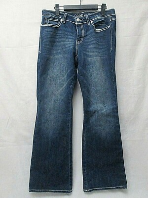 Code Bleu Andrea Bootcut Women Size 10PR Dark Wash Blue