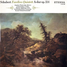 SCHUBERT Trout Quintet WEBERSINKE Piano BOSSE Violin ERBEN Cello ETERNA 820221