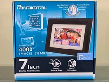 Pandigital 7inch Digital Photo Frame Stores Up To 4000 Images NEW SEALED