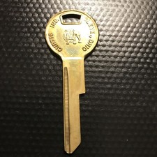 Vintage Curtis Key Co. Blank Key "Bulldog Logo" No. Y138 Made in USA