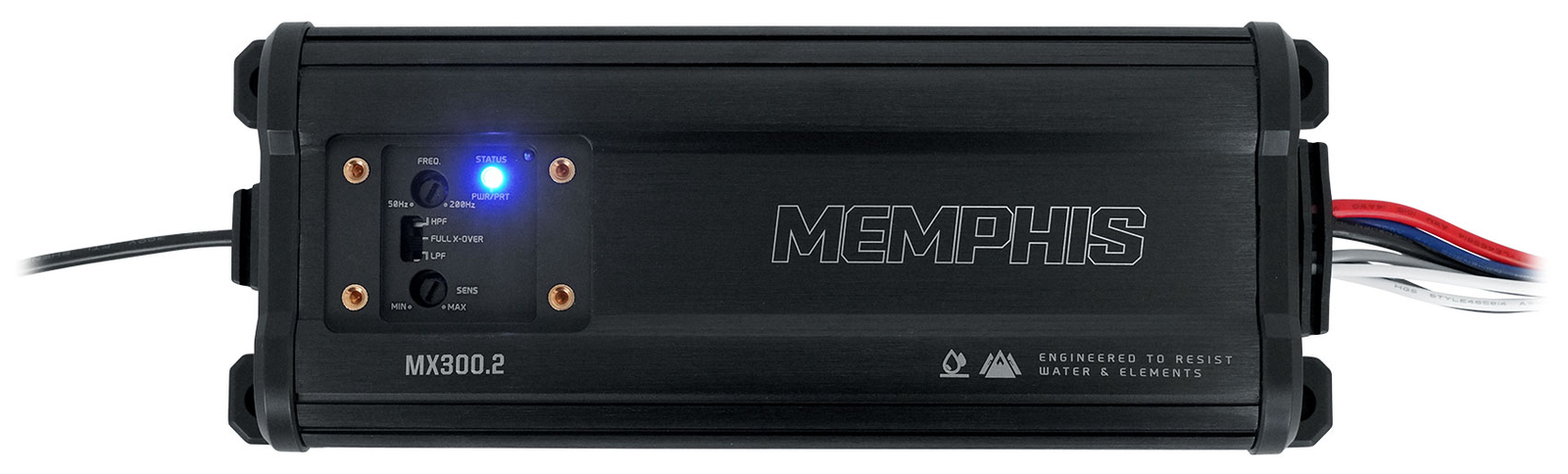 Memphis Audio MX3002 300 Вт 2-канальный усилитель ATV UTV2 колонки 525 Tower мощностью