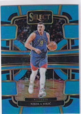 2023-24 Panini Select NBA No. 32 Nikola Jokic Blue Prizm 109/299