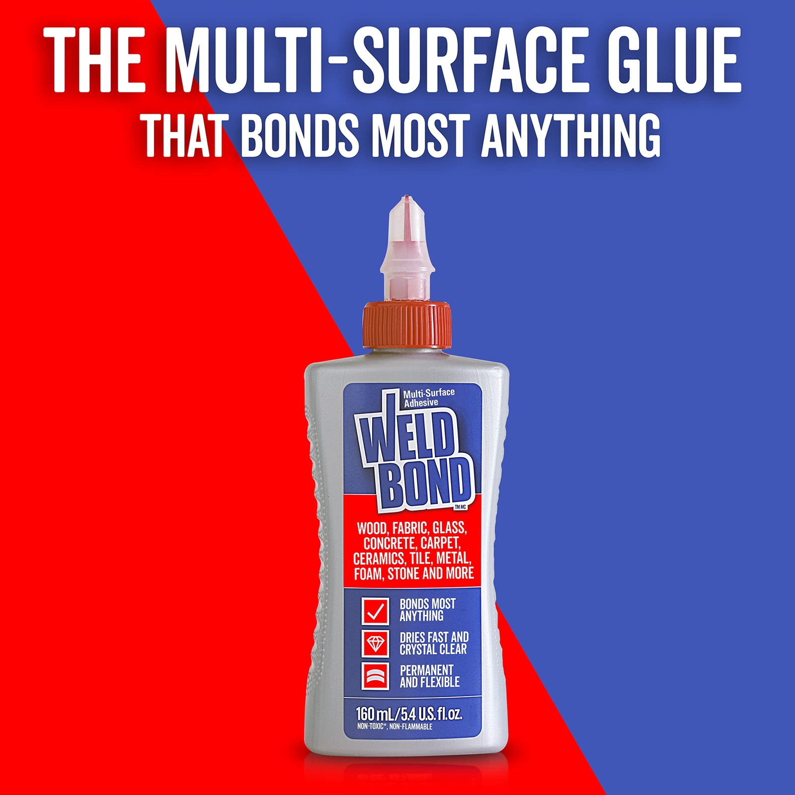 Weldbond Multi Surface Adhesive Glue Non Toxic Crystal Clear Strong Permanent