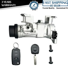 For Vw Jetta 2006-18 With Chip Key Shell 2 Remote Ignition Switch Lock Assembly