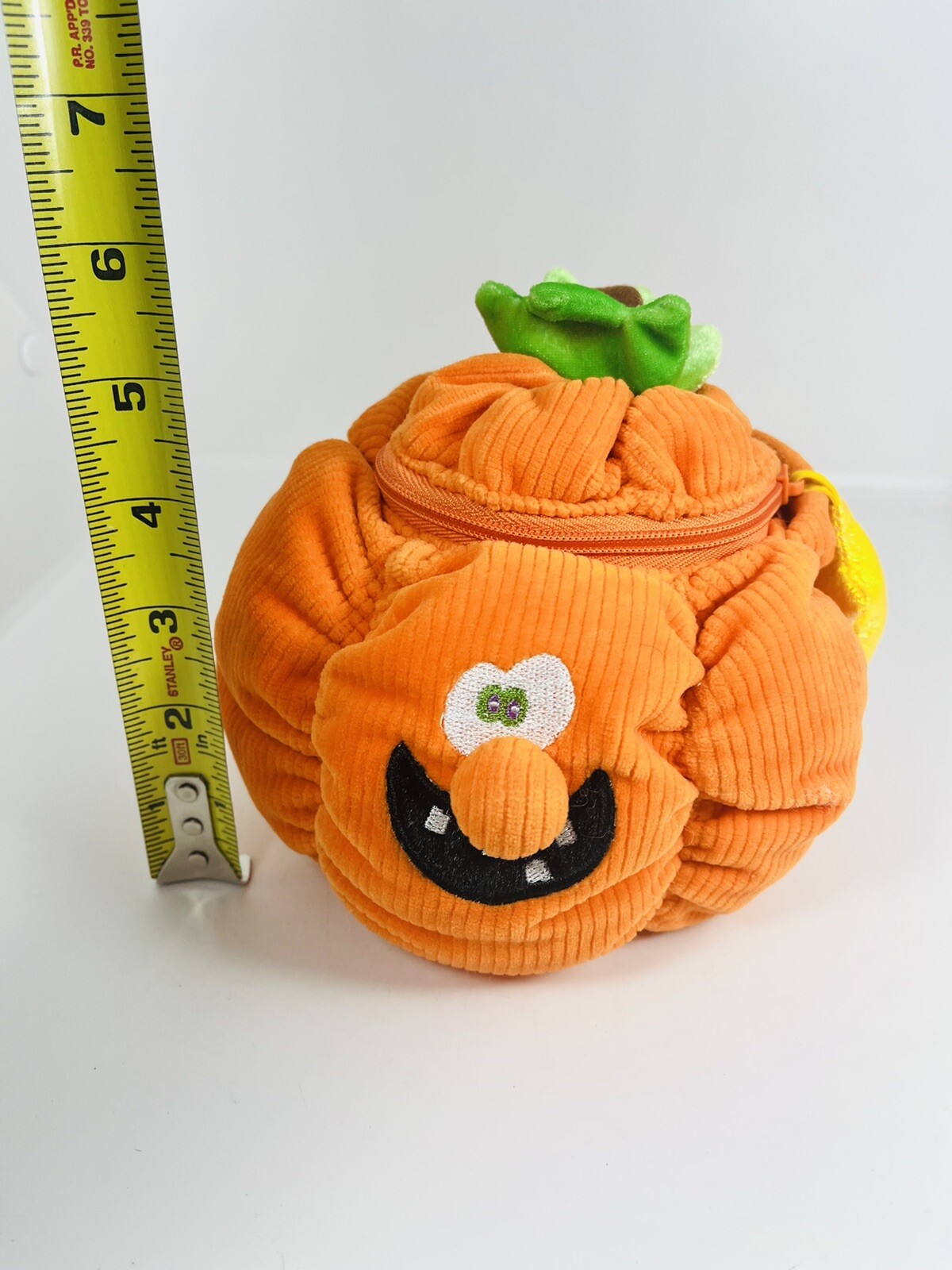 Gund Kids Pumkins Playset Plush 88502 Squeaky Ghost And Cat Halloween Stuffed 