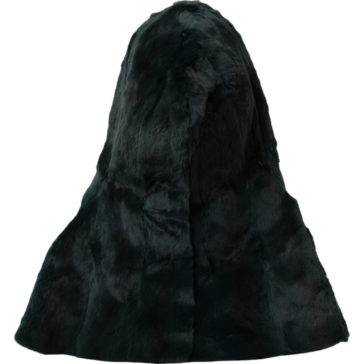【VIP価格】DOLCE & GABBANA Black Weasel Fur Wrap Hat DOLCE & GABBANA Hat Black Weasel Fur Whole Head Wrap Capello