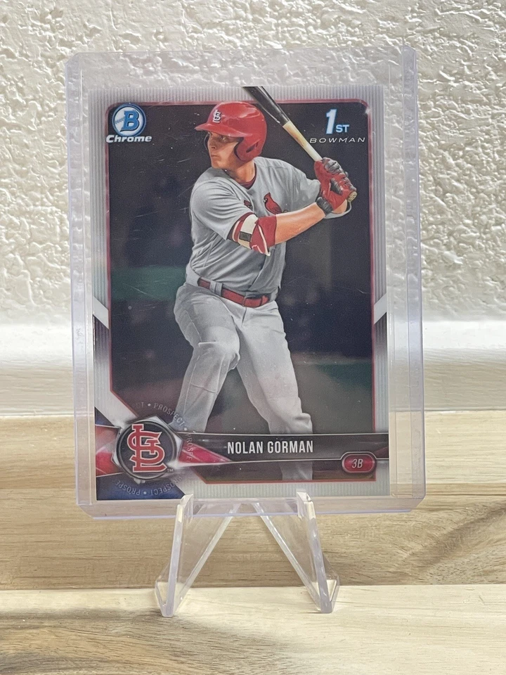 2018 Bowman Draft NOLAN GORMAN 1ST BOWMAN CHROME #BDC-117 - Image 3 of 4