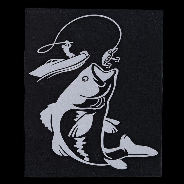 Dent Cover Auto Decoration Car Sticker Retrofit Frosted Fishing Decal