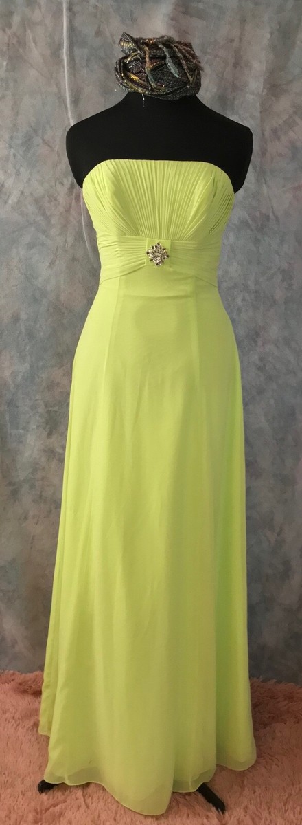 neon bridesmaid dress ALEXIA 4074 GREEN CHIFFON BLING FORMAL GOWN 10 Message us