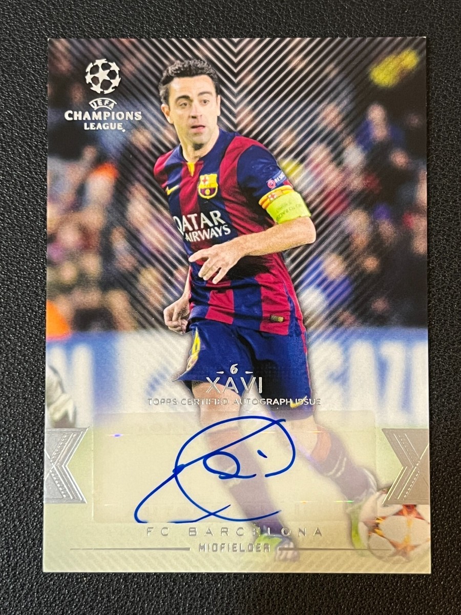 2015-16 Topps UCL Showcase - Autographs Xavi Hernandez #CLA