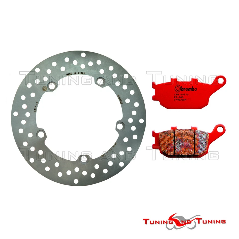 Disque frein arriere+plaquettes SP BREMBO POUR YAMAHA MT 09 850 2014-2015 15 - Photo 1/1