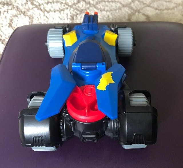 DC Super Friends Batman Batmobile Vehicle Car Imaginext Mattel 2015 No