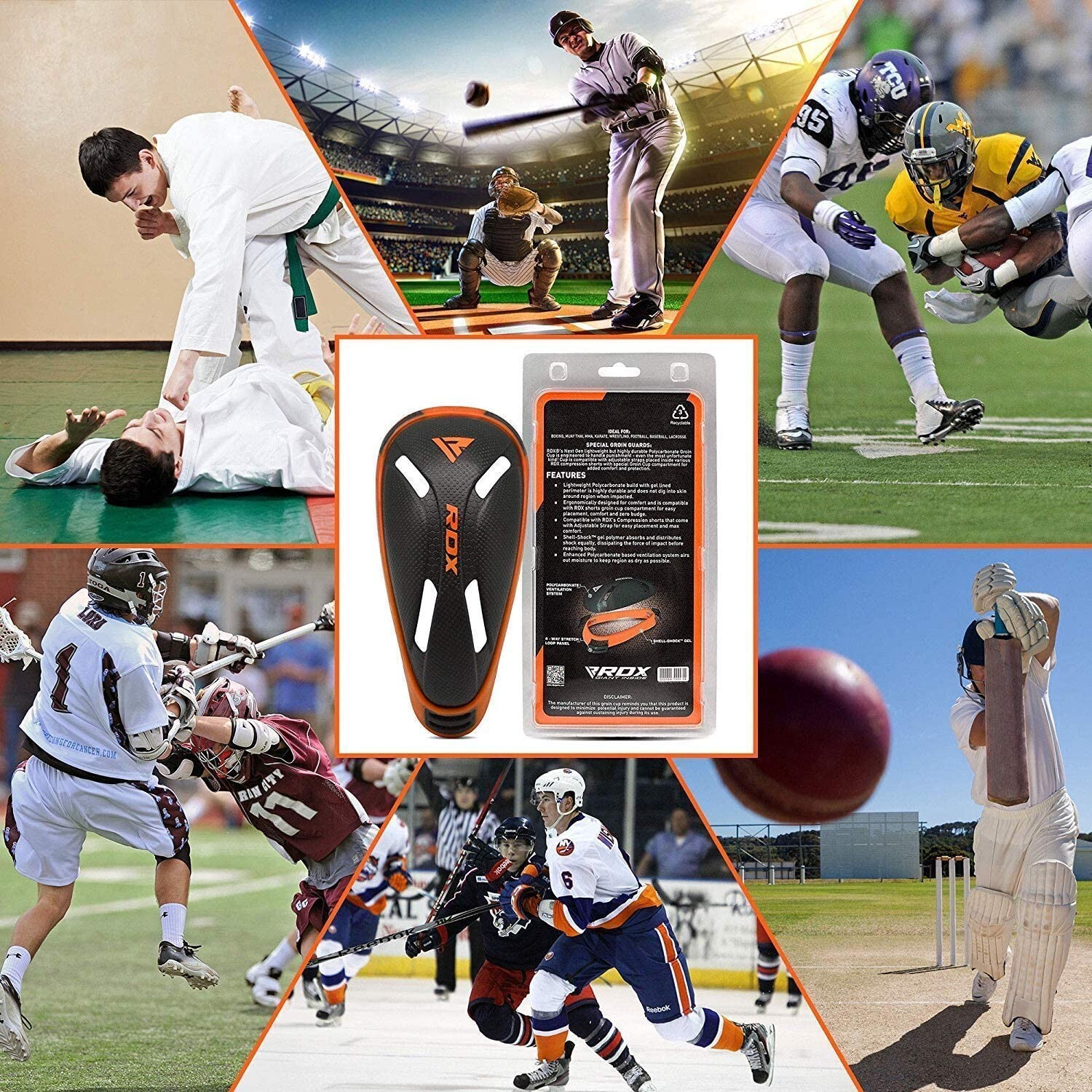 Groin Cup Boxing by RDX, Groin Protector, Martial Arts Protector, Abdo