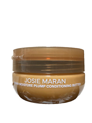 Josie Maran Argan Moisture Plump Conditioning Butter for Hair 6oz Oat Milk Honey