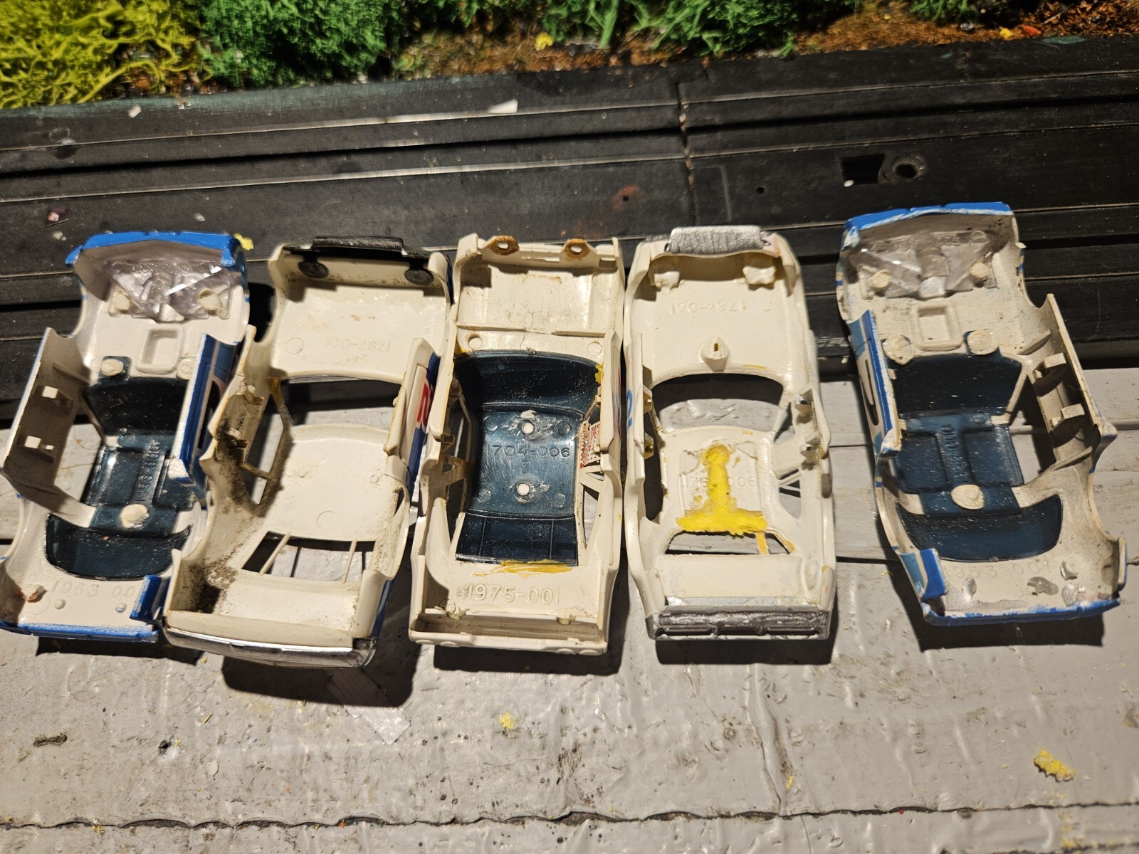 5 VINTAGE AFX SLOT CAR BODIES ONLY FOR CUSTOMS OR PARTS RUNNERS eBay