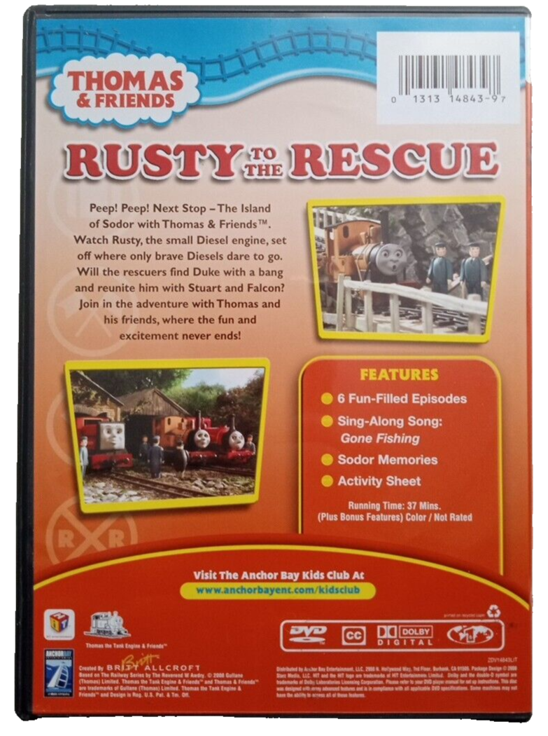 Thomas And Friends Rusty To The Rescue, Rare DVD 2009, George