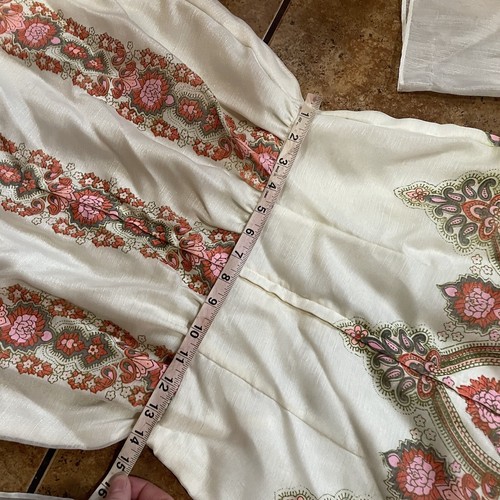 VTG 70’s Alfred Shaheen Maxi Dress Floral Maxi 12 Boho Paisley Hippy Angel Bell, $74.95 - Photo 17