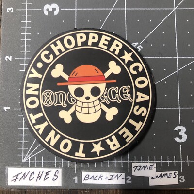 Tony Chopper Coaster Skull Humor Laptop Decal Skateboard Sticker Cov11