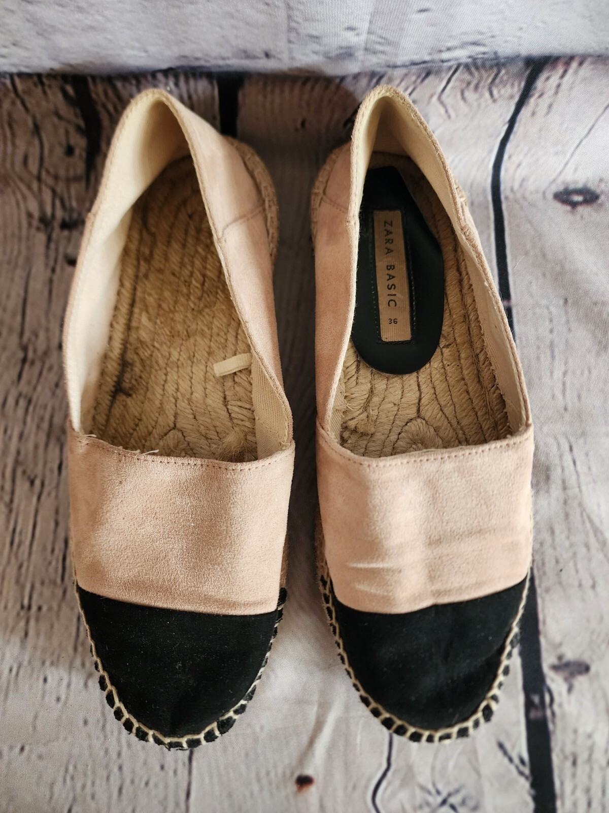 Zara Basic Collection Spadrille Flat Two Tone Wom… - image 7