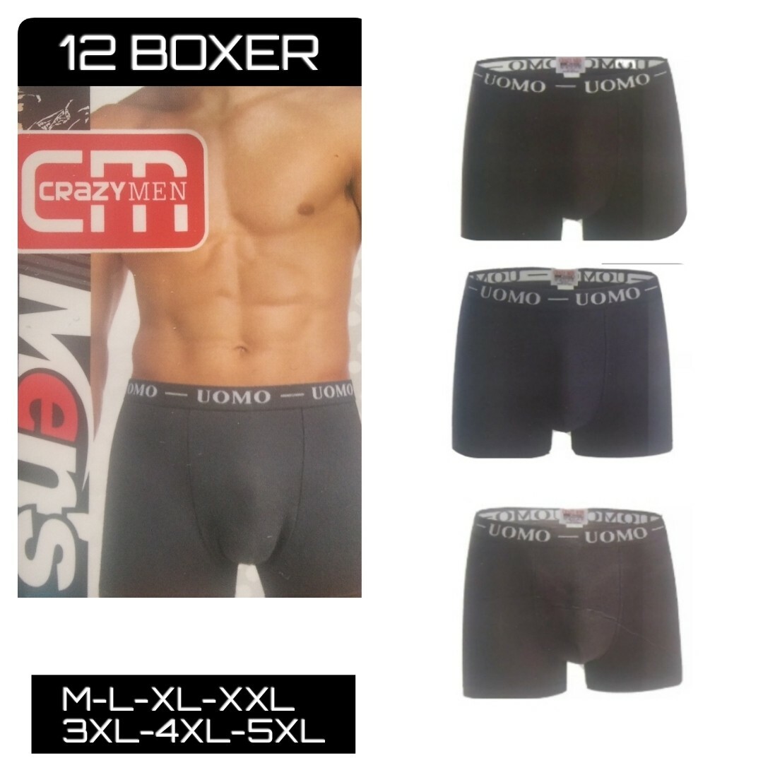 Gicipi Boxer Uomo Aperto Con Bottoni Filo Di Scozia Scarto Ago Gicipi - Foto 5