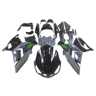 Cement Gray Fairing Kit For Kawasaki ZX14R ZZ-R1400 2006-2011 Injection Bodywork
