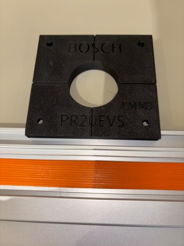 Bosch PR20EVS Trim Router Plunge Base Guide Rail Adapter to Triton Track - Picture 8 of 9
