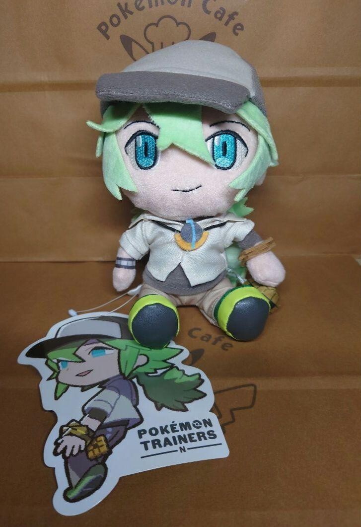 NEW Pokemon Trainers N Pokemon Center Limited Plush Doll tag NEW Pokemon Trainers N Pokemon Center Limited Plush Doll tag