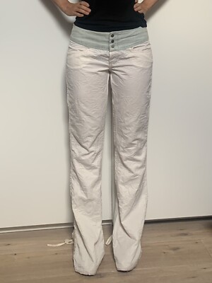 Take Two * NEU * Flare Jeans weiß Schlaghose Original 90er 90s Rave Top W31 L34