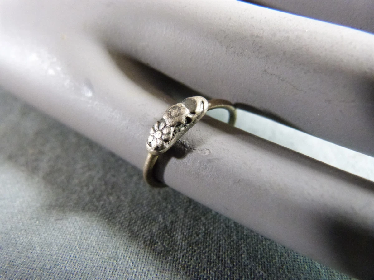 Bague rétro vintage fantaisie ancienne taille 49 bijou original d'occasion