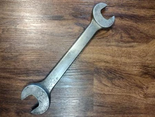Large 13.5" Vintage JH Williams & Co NY USA 39 - 7/8" & 3/4" Open End Wrench