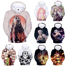 New Demon Slayer Kimetsu no Yaiba Kamado Nezuko Anime Hoodie Sweatshirt Jumper