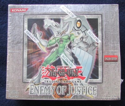 YUGIOH 2006 BOOSTER BOX ENEMY OF JUSTICE ENGLISH 1ST EDITION MINT SEALED