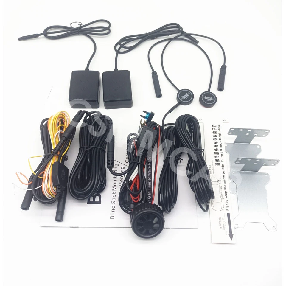  Car Blind Spot Monitoring System Assistant BSD Driving Safety Kit Waterproof  — 第 2/4 张图片