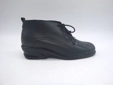 Toe Warmers Canada Voyaguer Black Leather Lace Up Ankle Boots Women's Sz 10 M