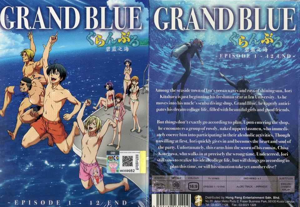 ANIME GRAND BLUE COMPLETE TV SERIES VOL.1-12 END DVD ENGLISH SUBS REGION ALL - Image 3 of 4