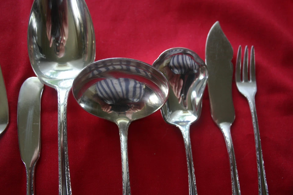 Посеребренные столовые приборы Gorham ПРИГЛАШЕНИЕ 1940 ВАШ ВЫБОР - Изображение 4 из 4