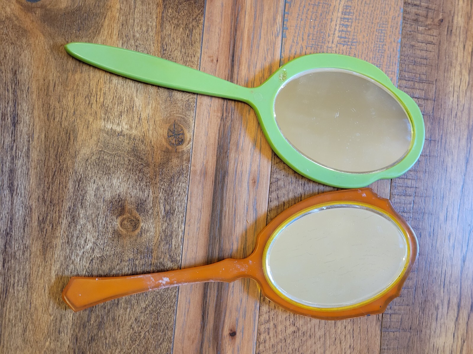 21950’s Vintage Celluloid Hand Mirrors Beveled Glass eBay