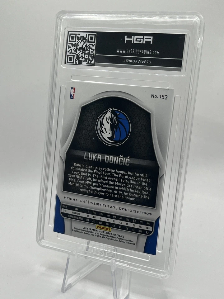 Luka Doncic 2018 Panini Certified RC Mint 9! - Image 2 of 2