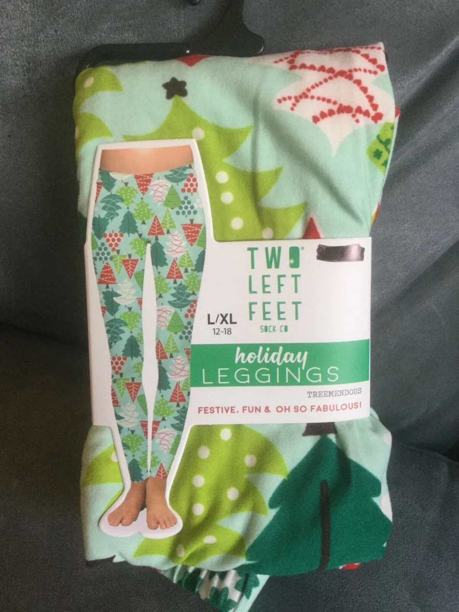 Two left clearance feet holiday leggings