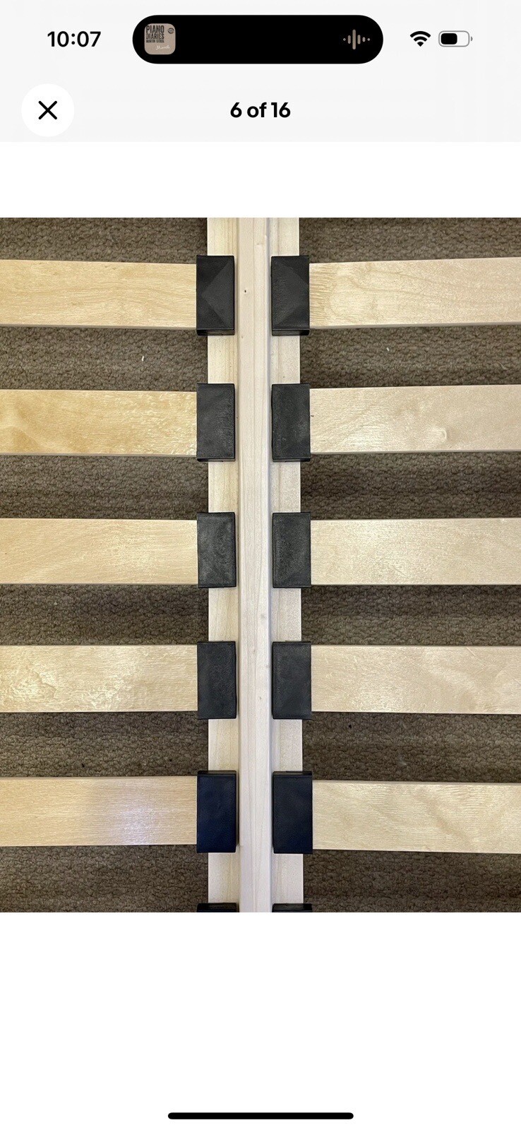 Ercol Shalstone Oak Double Bed Frame with Sprung Slats £500 ONO (RRP £