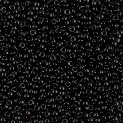 Miyuki Seed Beads 15/0 - Opaque Black