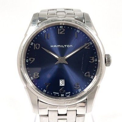 HAMILTON H385111 Jazzmaster Thinline Edelstahl silber funktionstüchtig