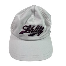 Vintage Schlitz Beer Embroidered SnapBack Cap White