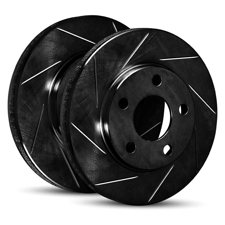 For Mercedes-Benz Sprinter 2500 19-23 R1 Concepts Slotted Rear Brake Rotor Set - Изображение 2 из 3