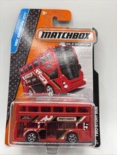 Matchbox Two-story Bus Red 6/120 MBX City
