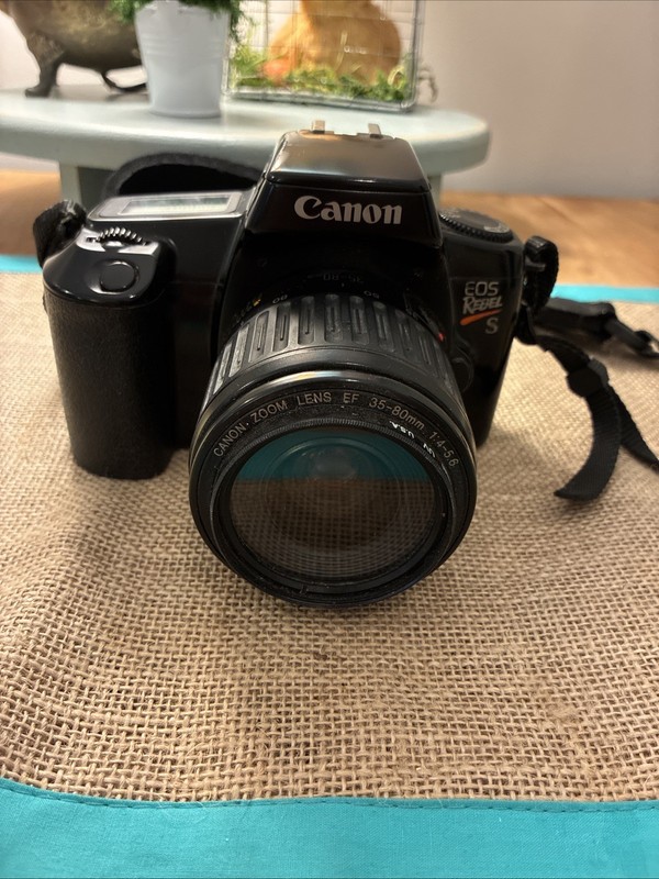 Canon EOS Rebel S 35mm SLR Film Camera with 35-80mm EF Lens