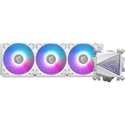MSI CORELIQUID AIO 360 Wasserkühlung   versteckte Kabel, ARGB, 3x120mm, leise