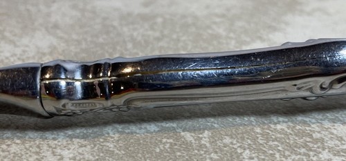 Oneida MICHELANGELO Stainless Serrated Dinner Knife - Heirloom Set Of Five - Picture 6 of 7